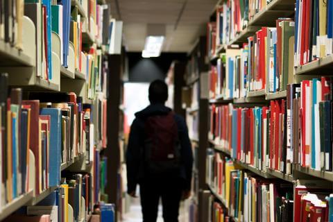 searching the library