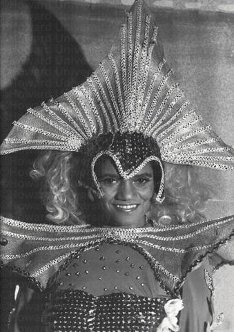 A Howard University Drama Department production of The Wiz, c1960s. Picture depicts a Howard University student in the role of the Glenda the Good Witch