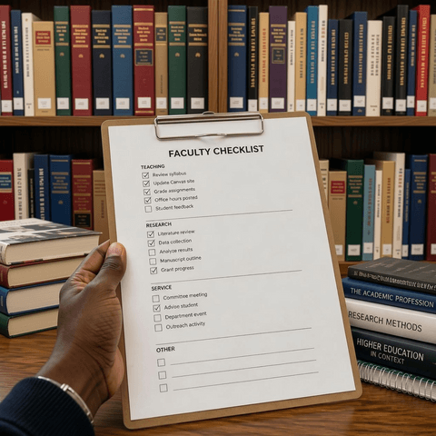 Image of faculty library checklist